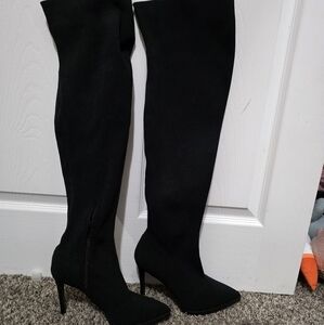 Mix No. 6 Black Over-the-Knee Boots